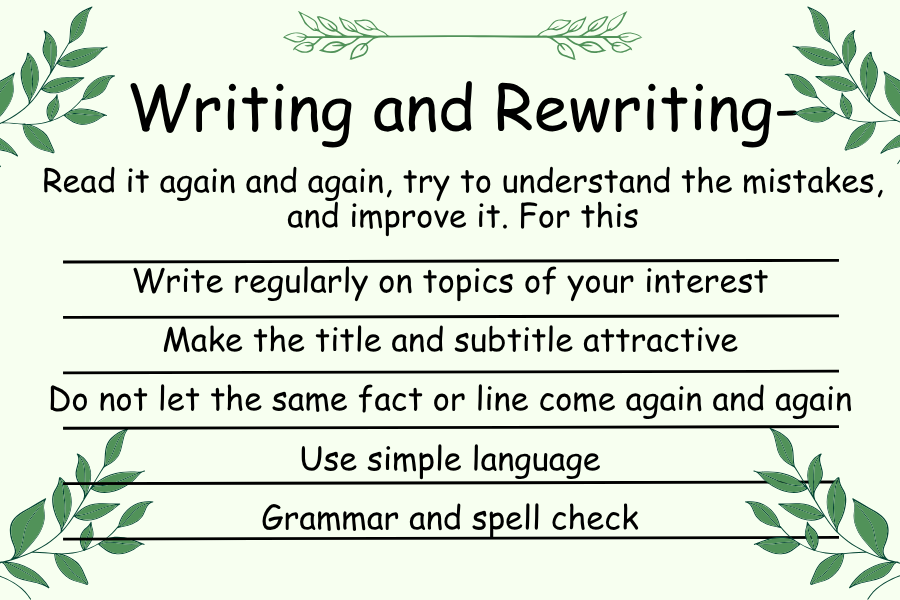 How to Improve Writing Skills