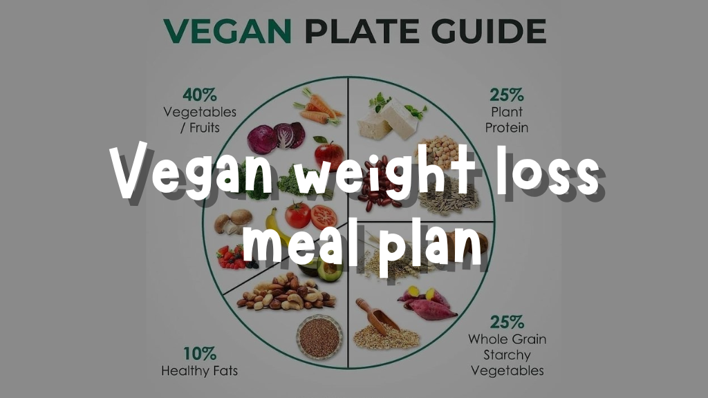 Vegan weight loss meal plan