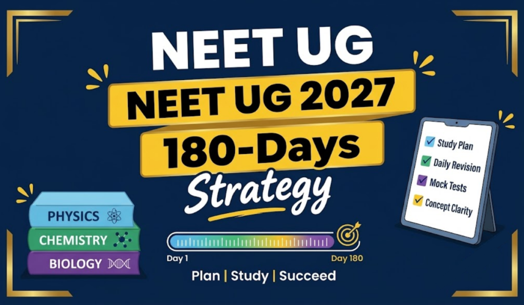 NEET UG 2027 180-Days Strategy