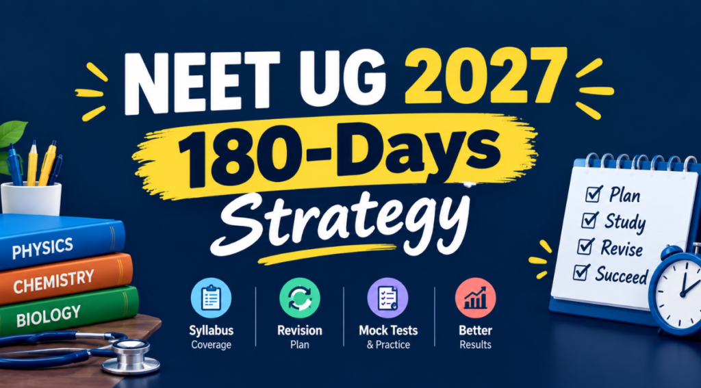 NEET UG 2027 180-Days Strategy