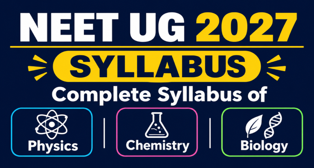 NEET UG 2027 Syllabus