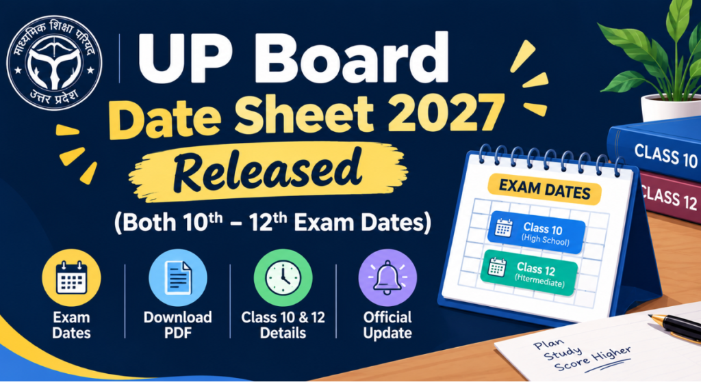 UP Board Date Sheet 2027 Released