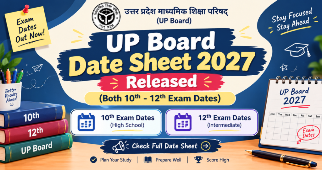 UP Board Date Sheet 2027 Released