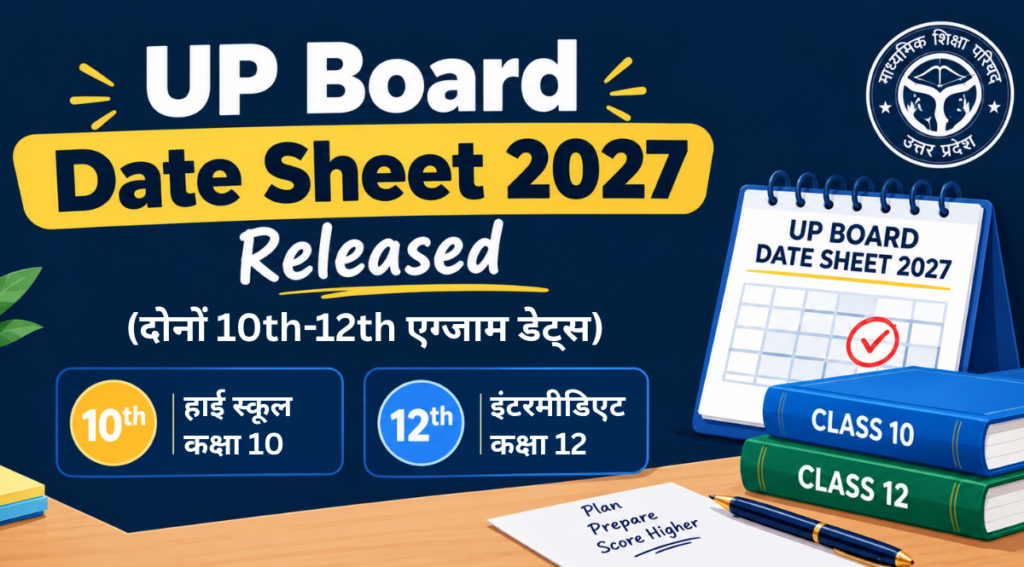 UP Board Date Sheet 2027 Released