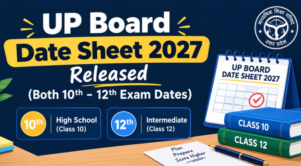 UP Board Date Sheet 2027 Released