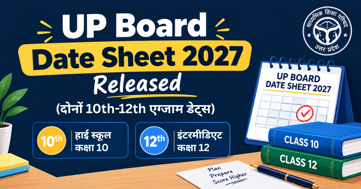 UP Board Date Sheet 2027 Released